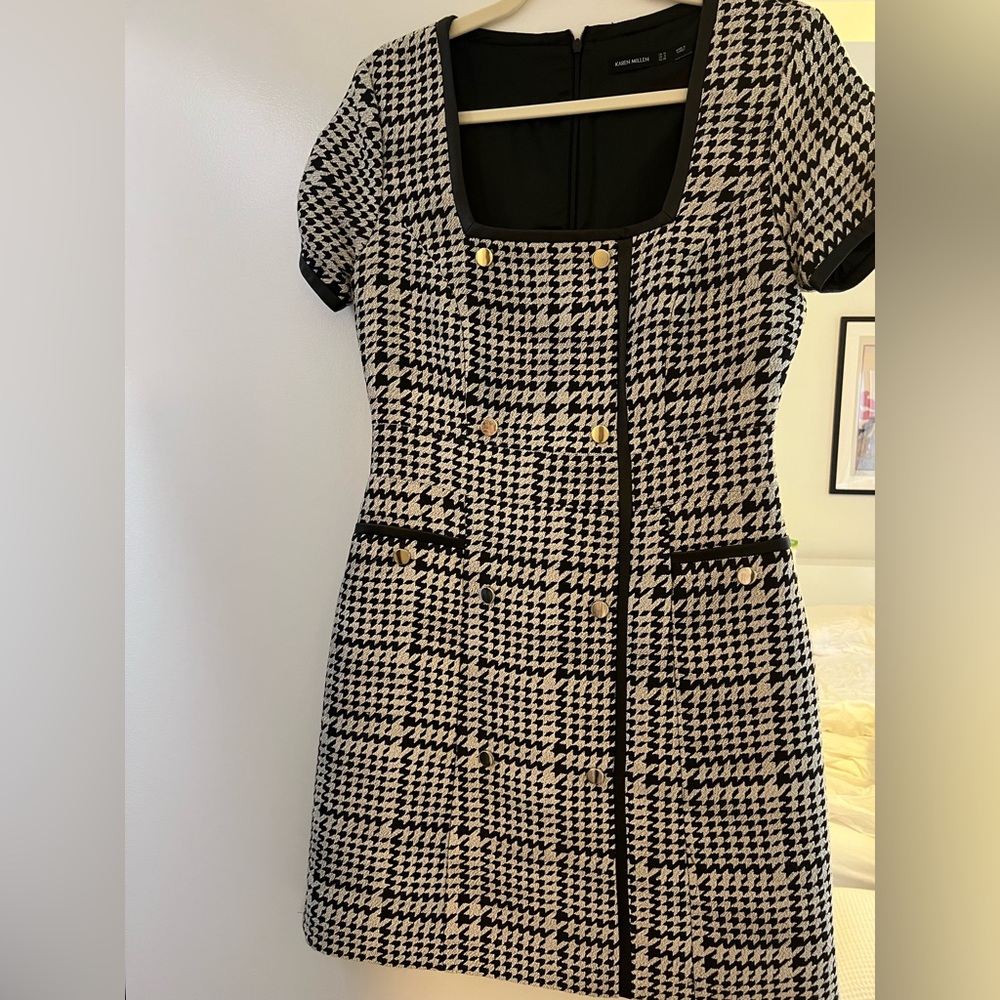 Karen Millen houndstooth dress